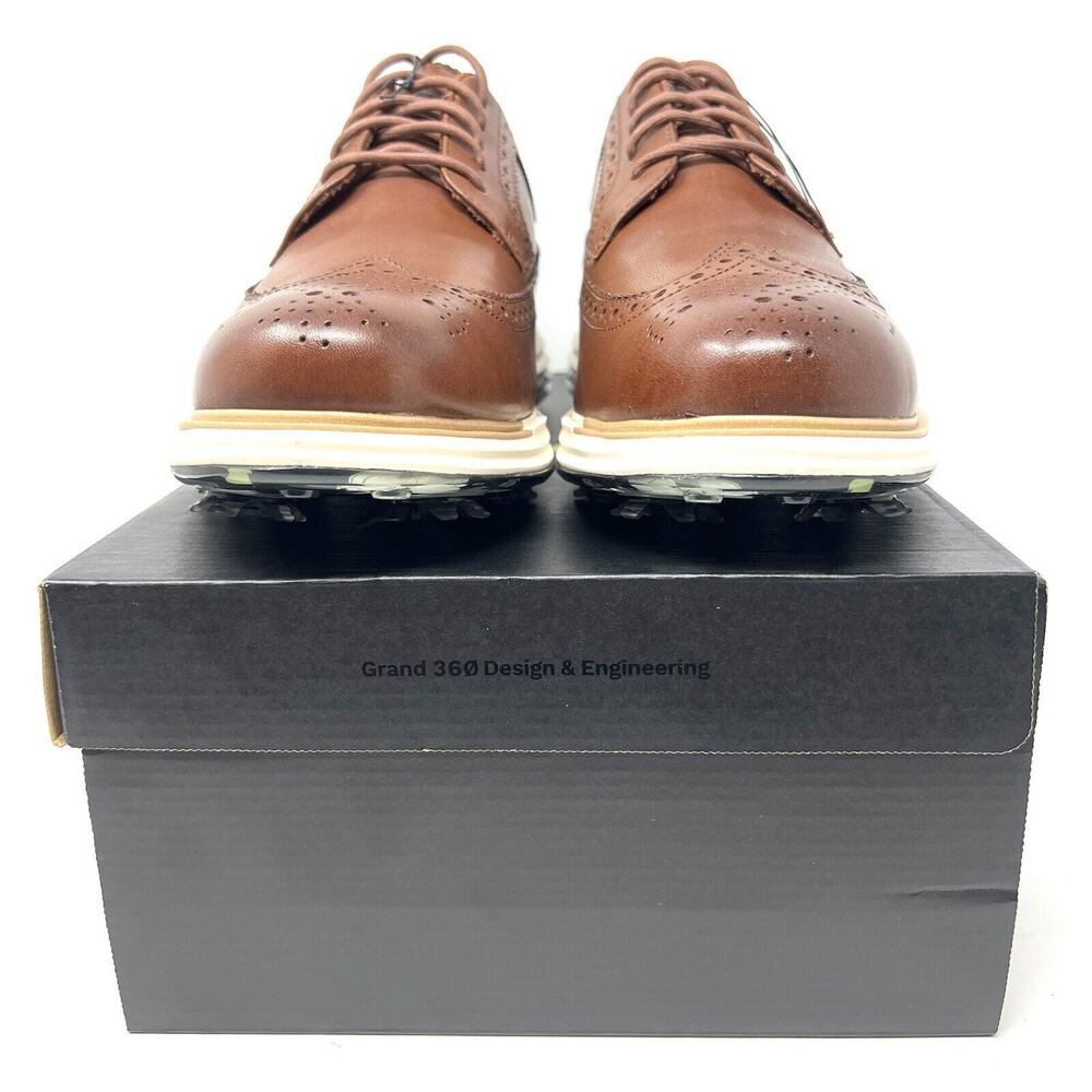Cole Haan Original Grand Tour Oxford Golf Shoes Wing Tips Mens Size 10.5 C36898 - Picture 13 of 14